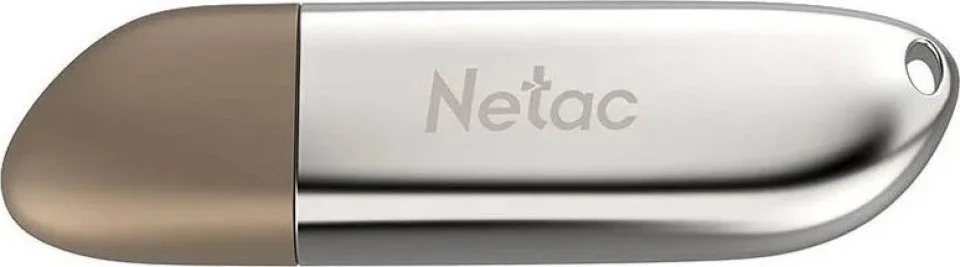Флешка USB Netac U352 (NT03U352N-016G-32PN), 16Gb, USB 3.0, R/W 110/50, серебристый