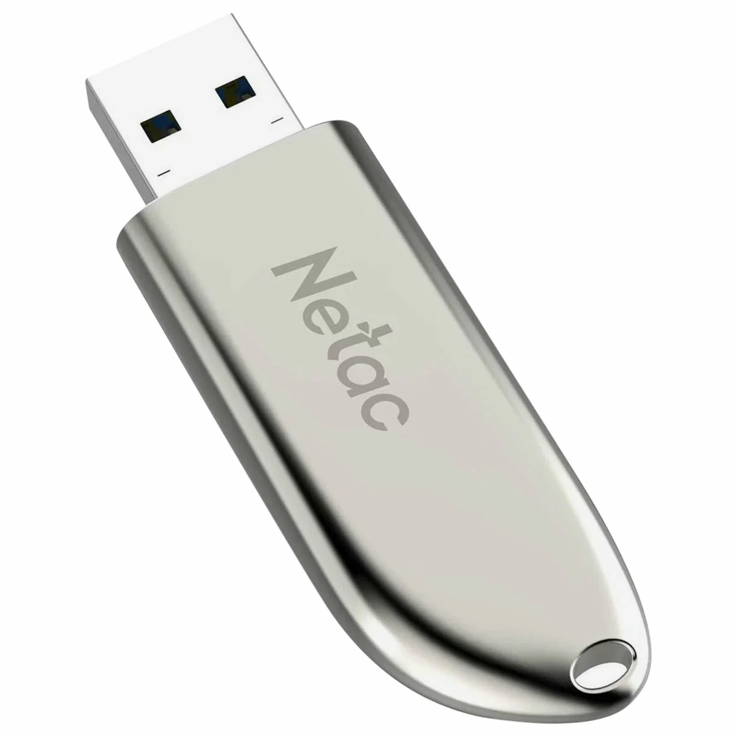 Флешка USB Netac U352 (NT03U352N-032G-32PN), 32Gb, USB 3.0, R/W 110/50, серебристый