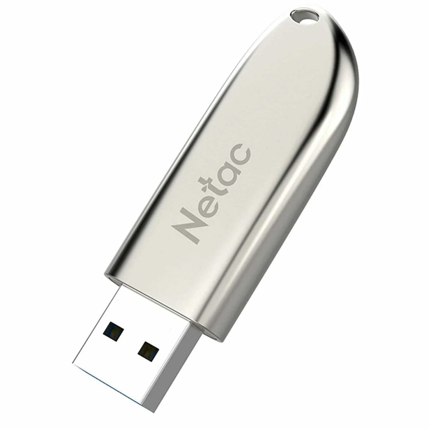 Флешка USB Netac U352 (NT03U352N-032G-32PN), 32Gb, USB 3.0, R/W 110/50, серебристый
