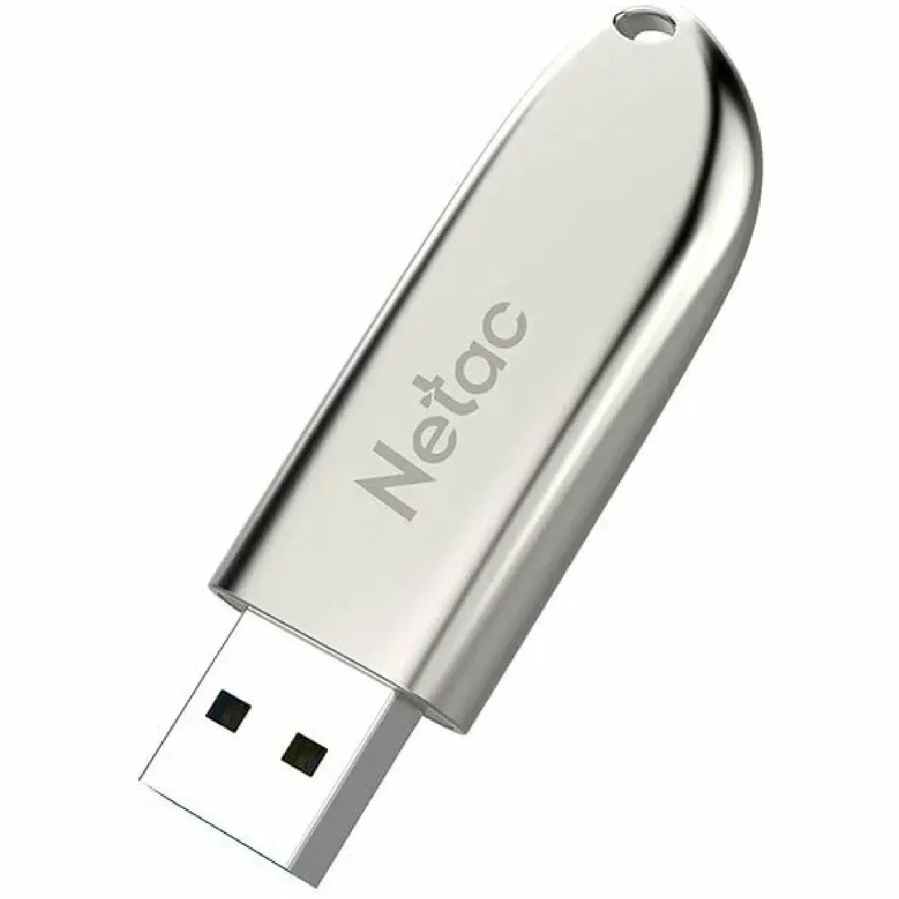 Флешка USB Netac U352 (NT03U352N-064G-32PN), 64Gb, USB 3.0, R/W 110/50, серебристый