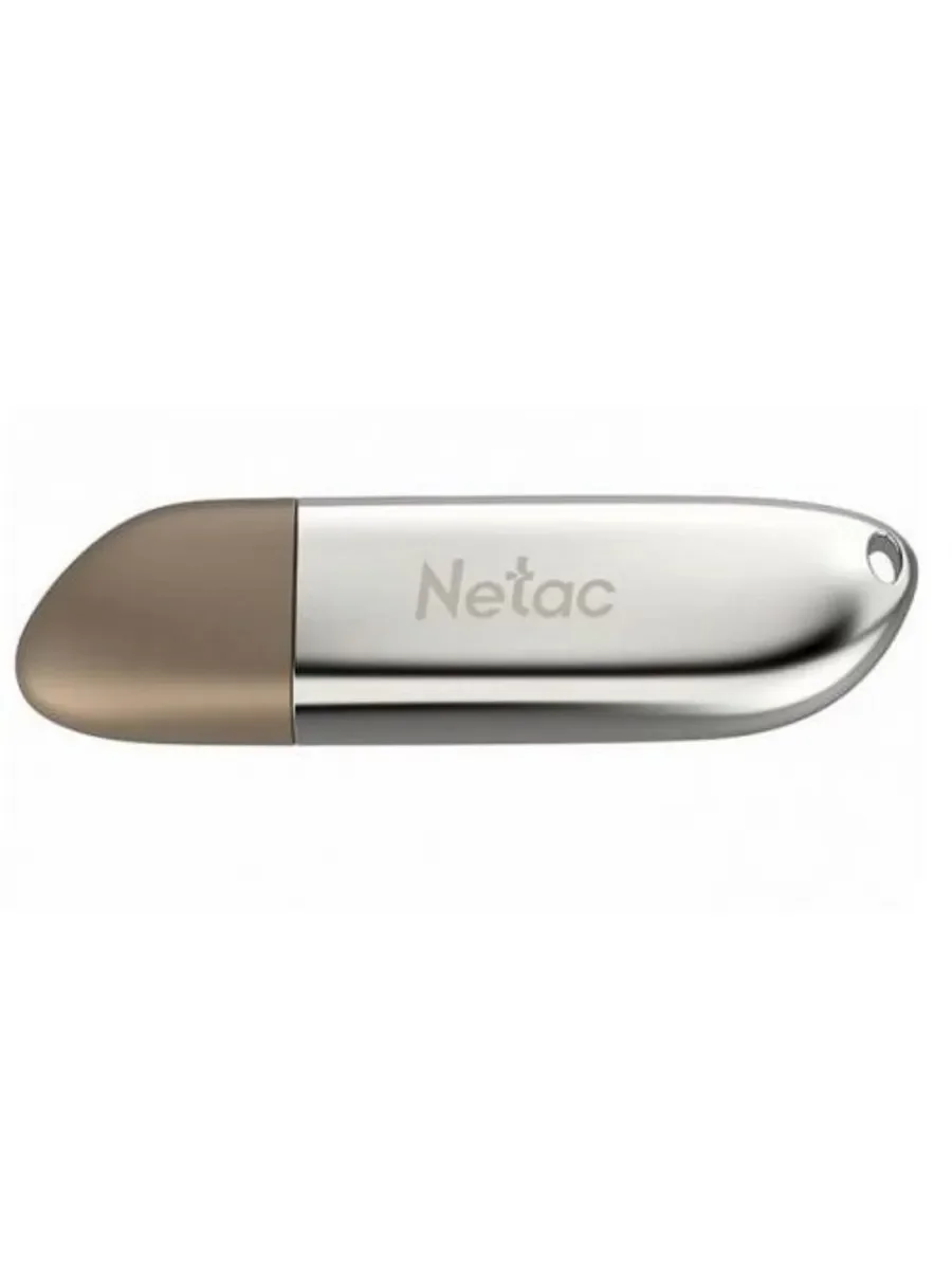 Флешка USB Netac U352 (NT03U352N-256G-32PN), 256Gb, USB 3.0, R/W 110/50, серебристый