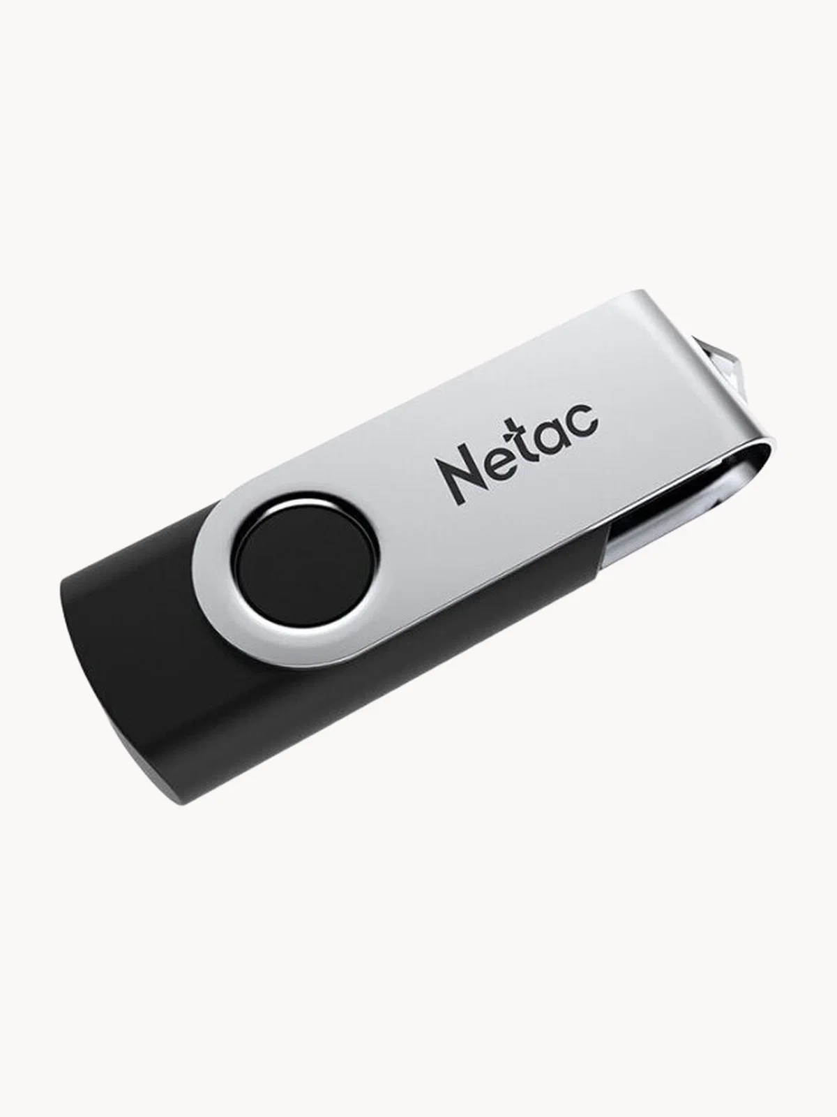 Флешка USB Netac U505 (NT03U505N-032G-20BK), 32Gb, USB 2.0, R/W 70/30, черный/серебристый