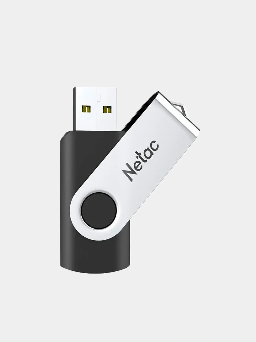 Флешка USB Netac U505 (NT03U505N-032G-32BK), 32Gb, USB 3.0, R/W 110/45, черный/серебристый