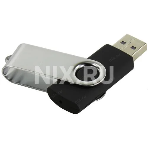Флешка USB Netac U505 (NT03U505N-064G-32BK), 64Gb, USB 3.0, R/W 110/45, черный/серебристый