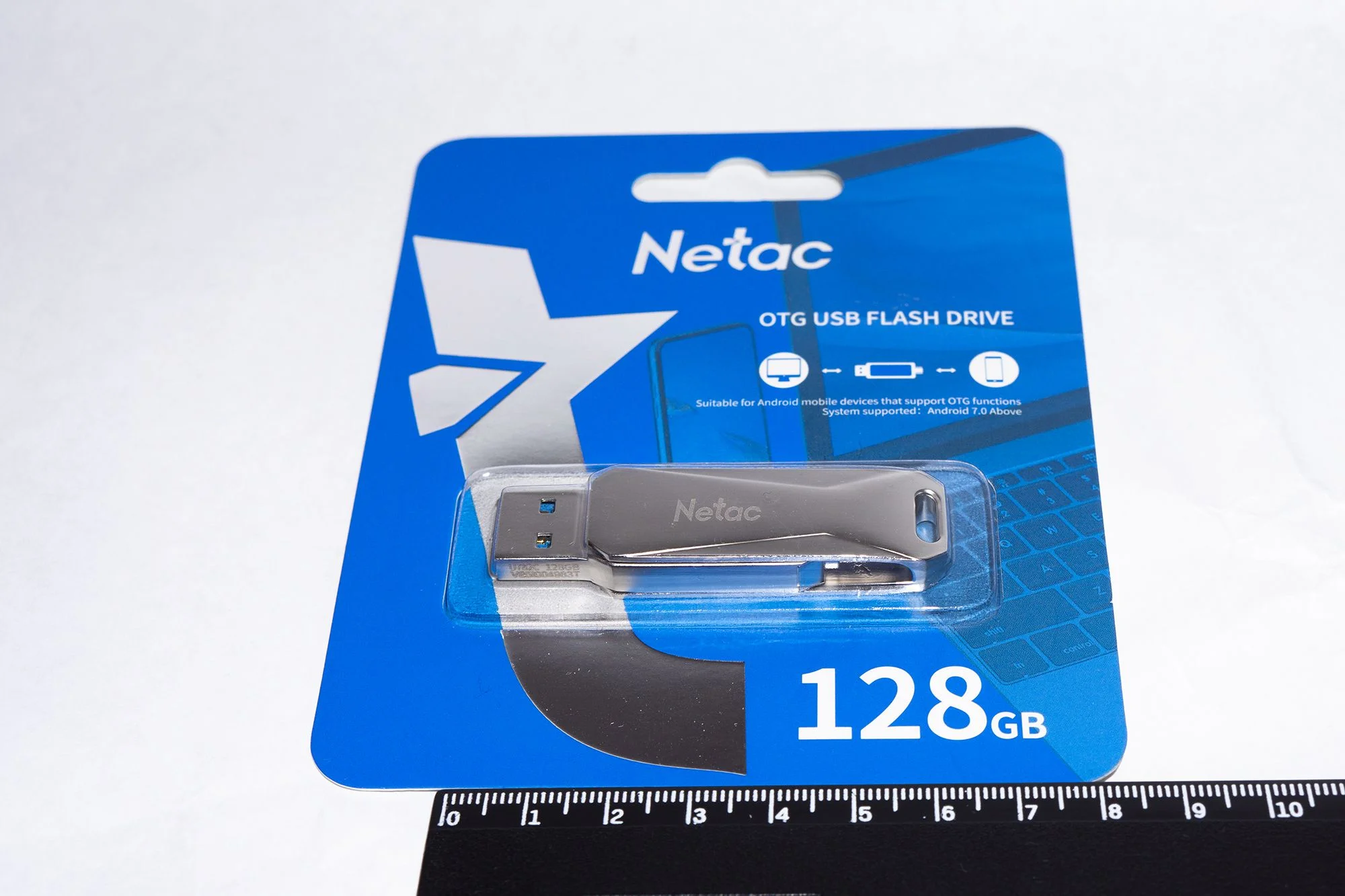 Флешка USB Netac U782C NT03U782C-128G-30PN dual USB 3.0+TypeC 128Gb, retail version