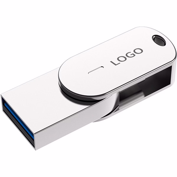 Флешка USB Netac U785C (NT03U785C-016G-32PN), 16Gb, USB3.0/TypeC, R/W 110/45, серебристый
