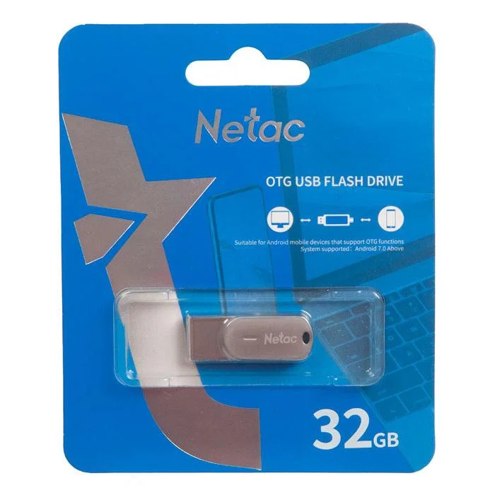 Флешка USB Netac U785C USB 3.0+TypeC Dual Flash 32Gb NT03U785C-032G-32PN NETAC