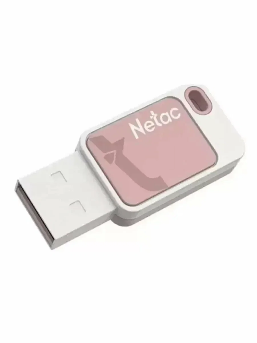 Флешка USB Netac UA31 (NT03UA31N-016G-20P), 16Gb, USB 2.0, R/W 110/45, розовый/белый