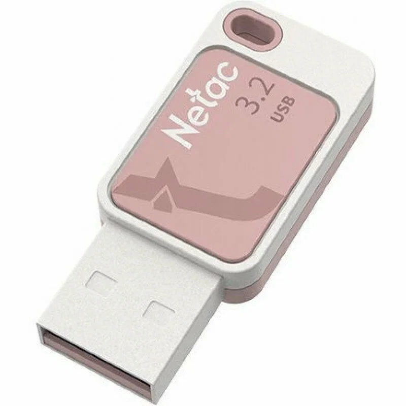 Флешка USB Netac UA31 NT03UA31N-032G-20PK), 32Gb, USB 2.0, R/W 110/45, розовый/белый