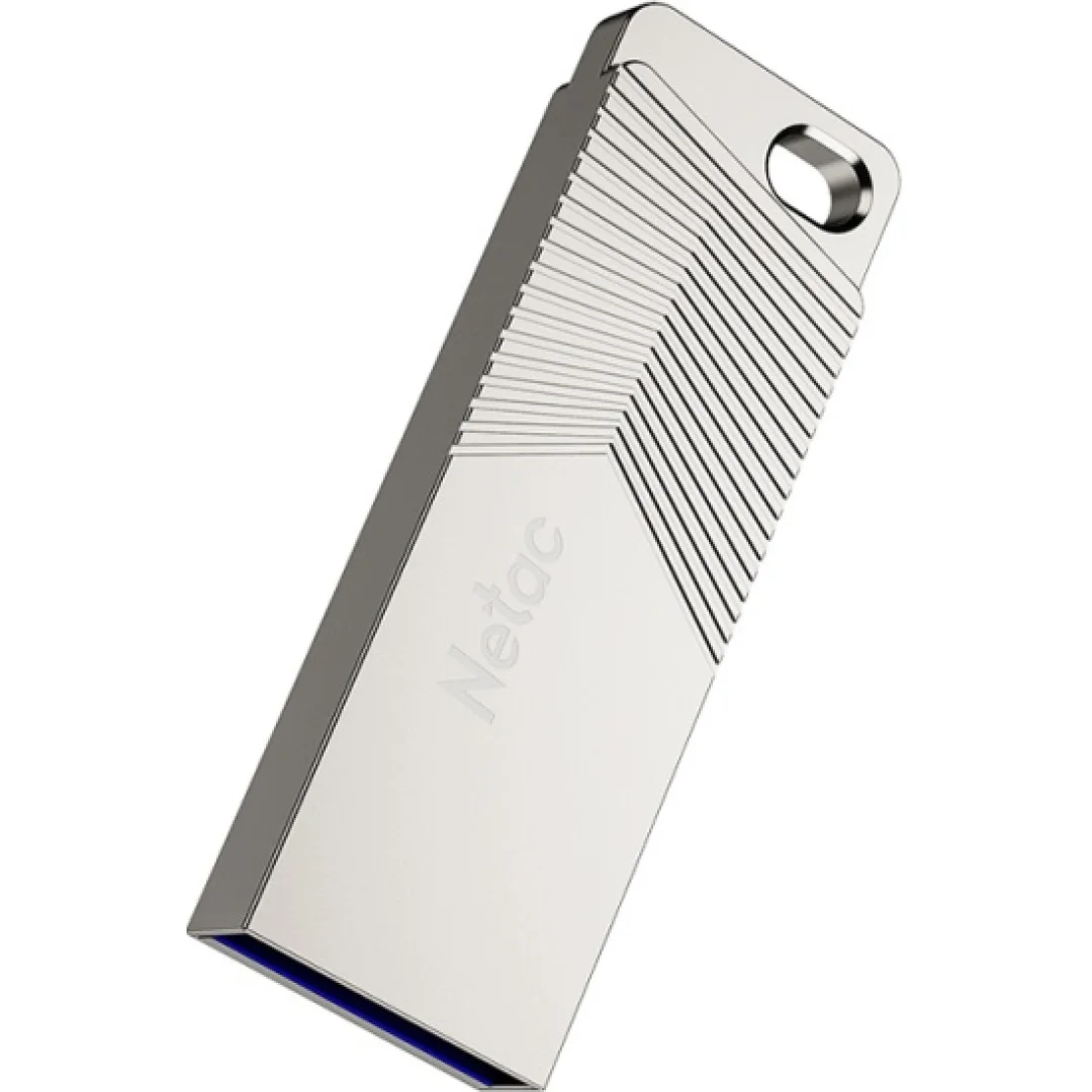 Флешка USB Netac UM1 (NT03UM1N-016G-32PN), 16Gb, USB 3.2, R/W 150/45, серебристый