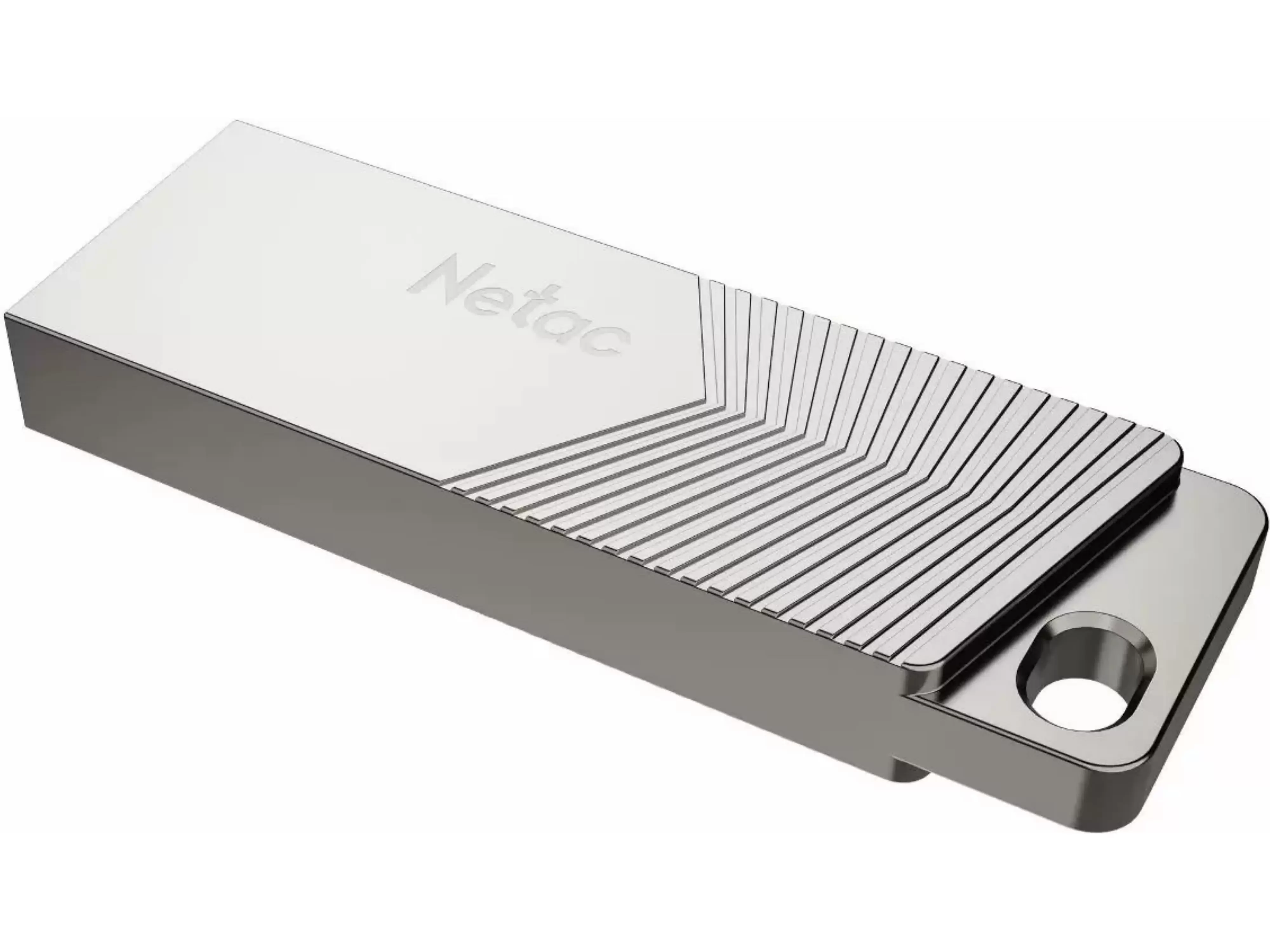 Флешка USB Netac UM1 (NT03UM1N-016G-32PN), 16Gb, USB 3.2, R/W 150/45, серебристый