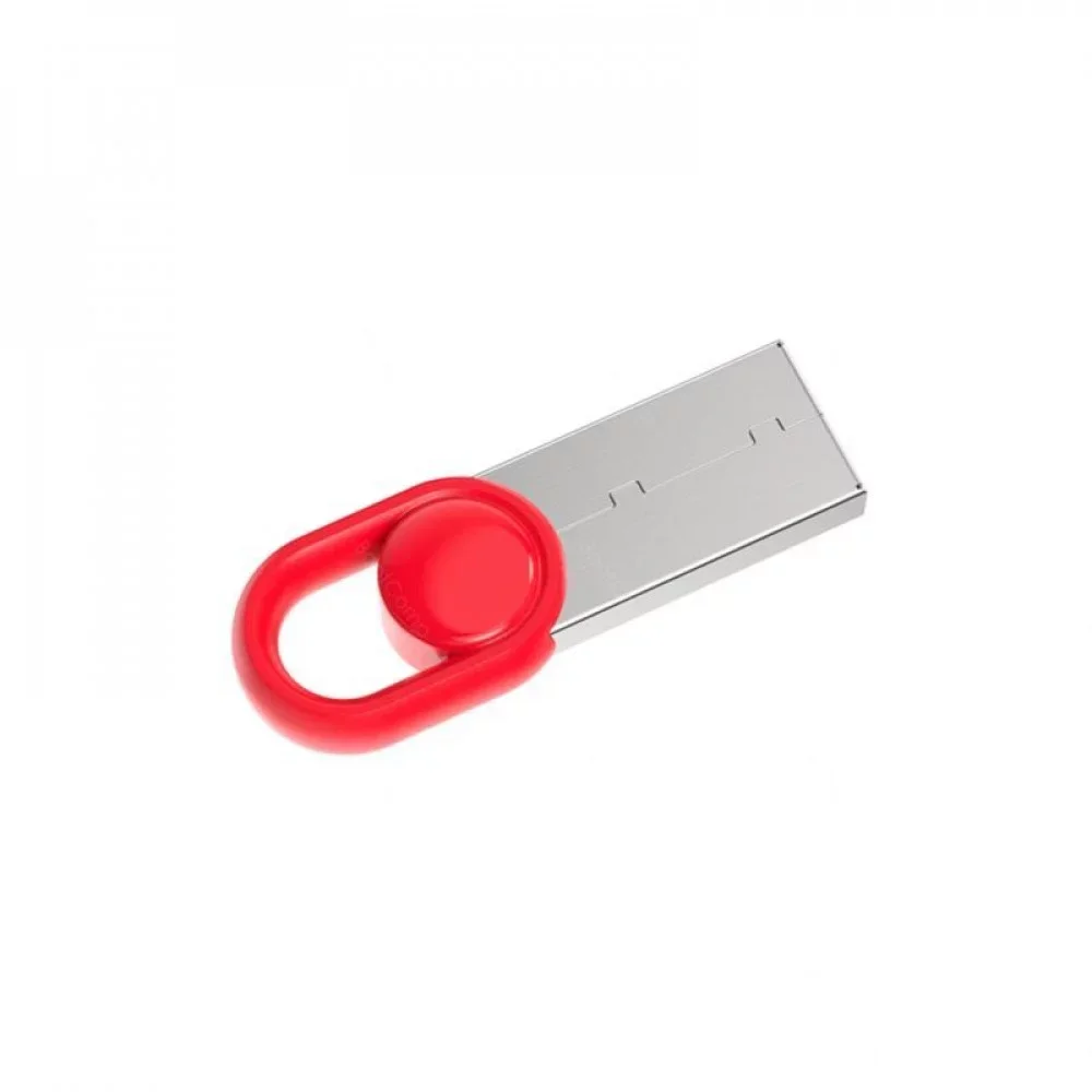 Флешка USB Netac UM2 (NT03UM2N-032G-32RE), 32Gb, USB 3.0, R/W 130/50, серебристый/красный