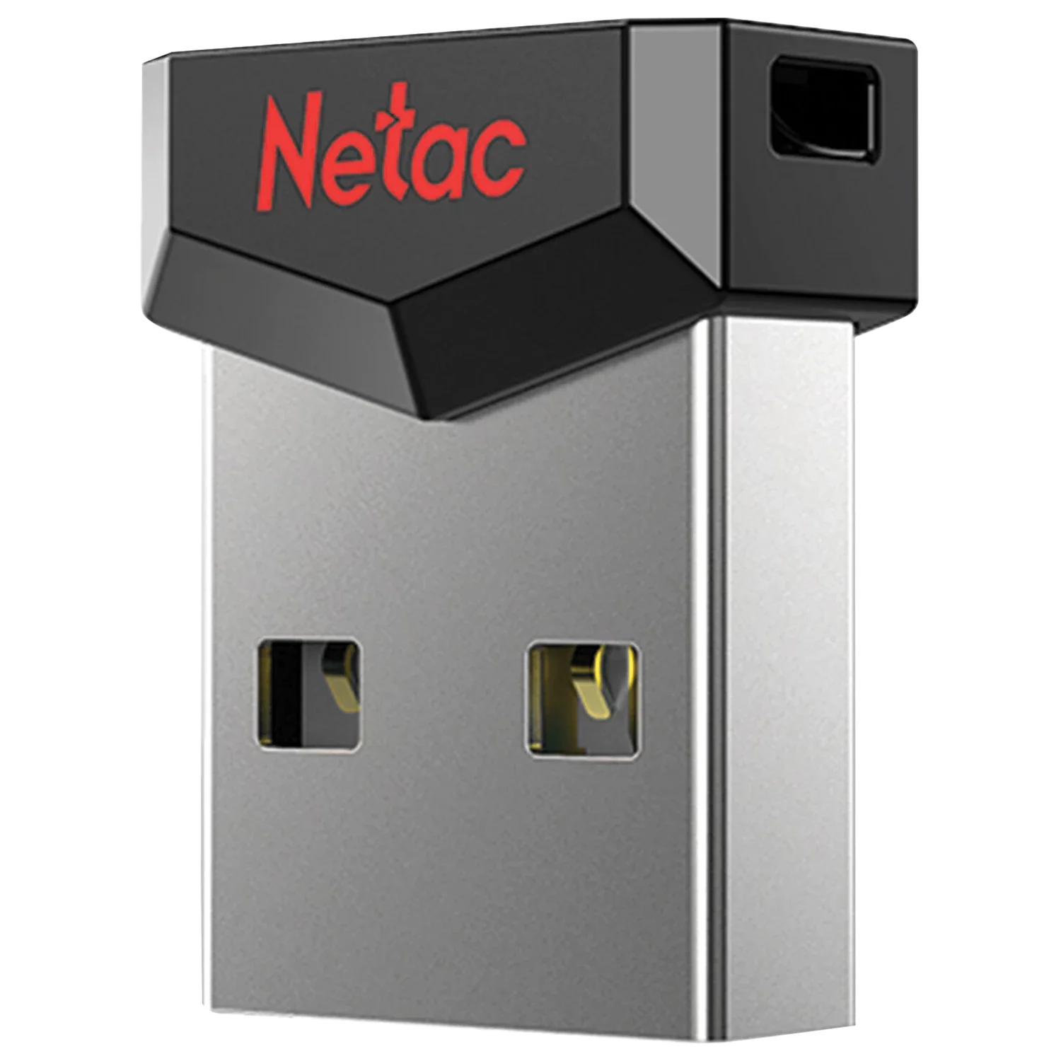 Флешка USB Netac UM81 (NT03UM81N-008G-20BK), 8Gb, USB 2.0, R/W 30/10, черный/красный