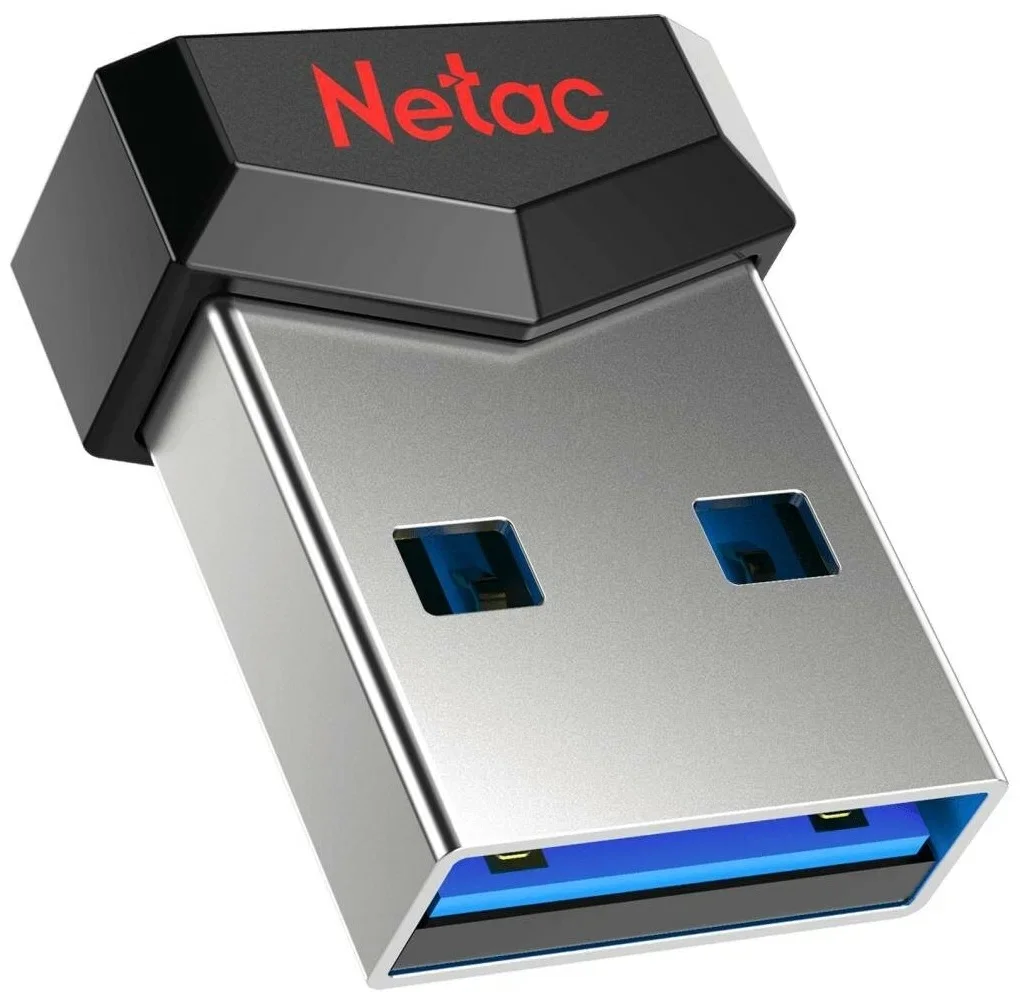 Флешка USB Netac UM81 (NT03UM81N-016G-20BK), 16Gb, USB 2.0, R/W 30/10, черный/красный