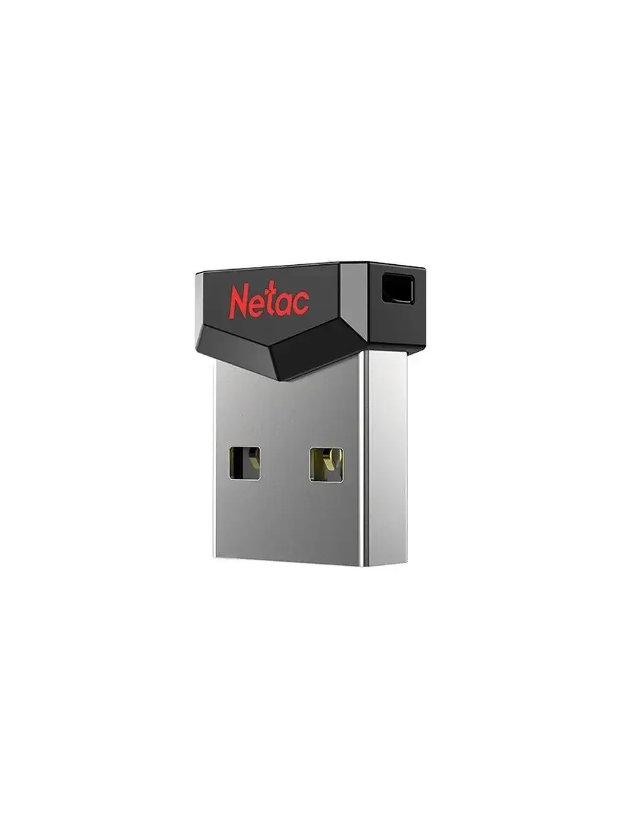 Флешка USB Netac UM81 (NT03UM81N-032G-20BK), 32Gb, USB 2.0, R/W 30/10, черный/красный