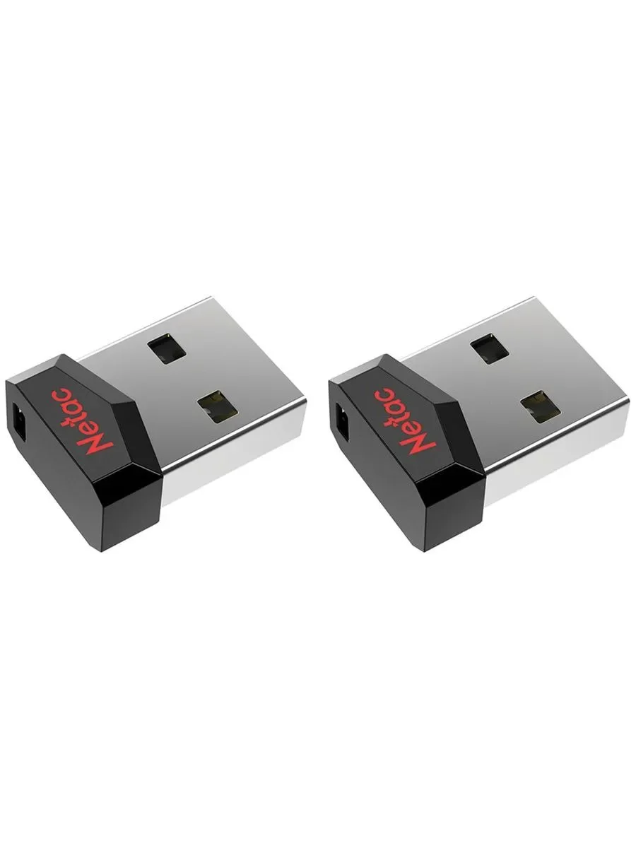 Флешка USB Netac UM81 (NT03UM81N-064G-20BK), 64Gb, USB 2.0, R/W 30/10, черный/красный