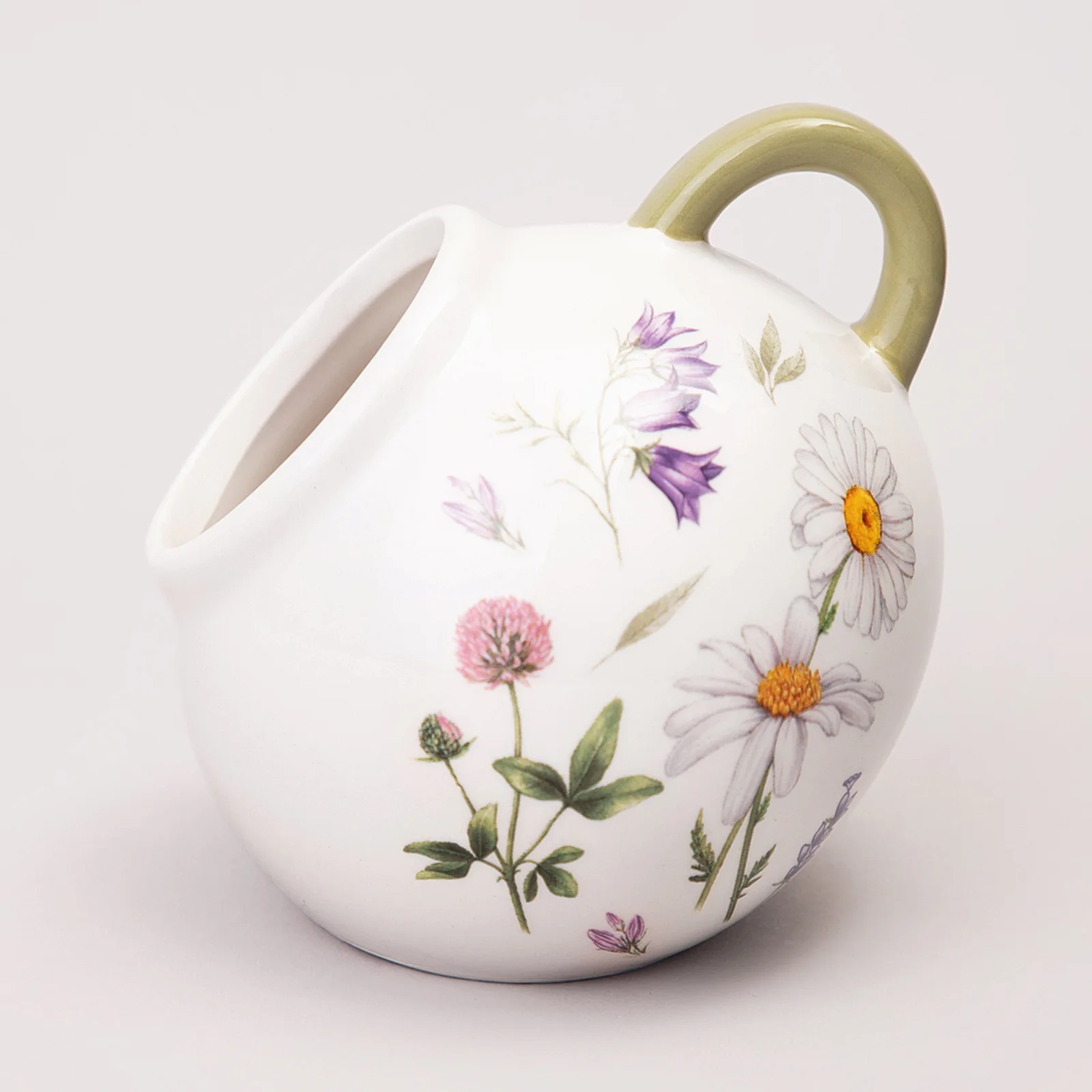СОЛОНКА С ЛОЖКОЙ AGNESS "FLOWER STORY" 9,5*10 СМ 170 МЛ (КОР=48ШТ.)