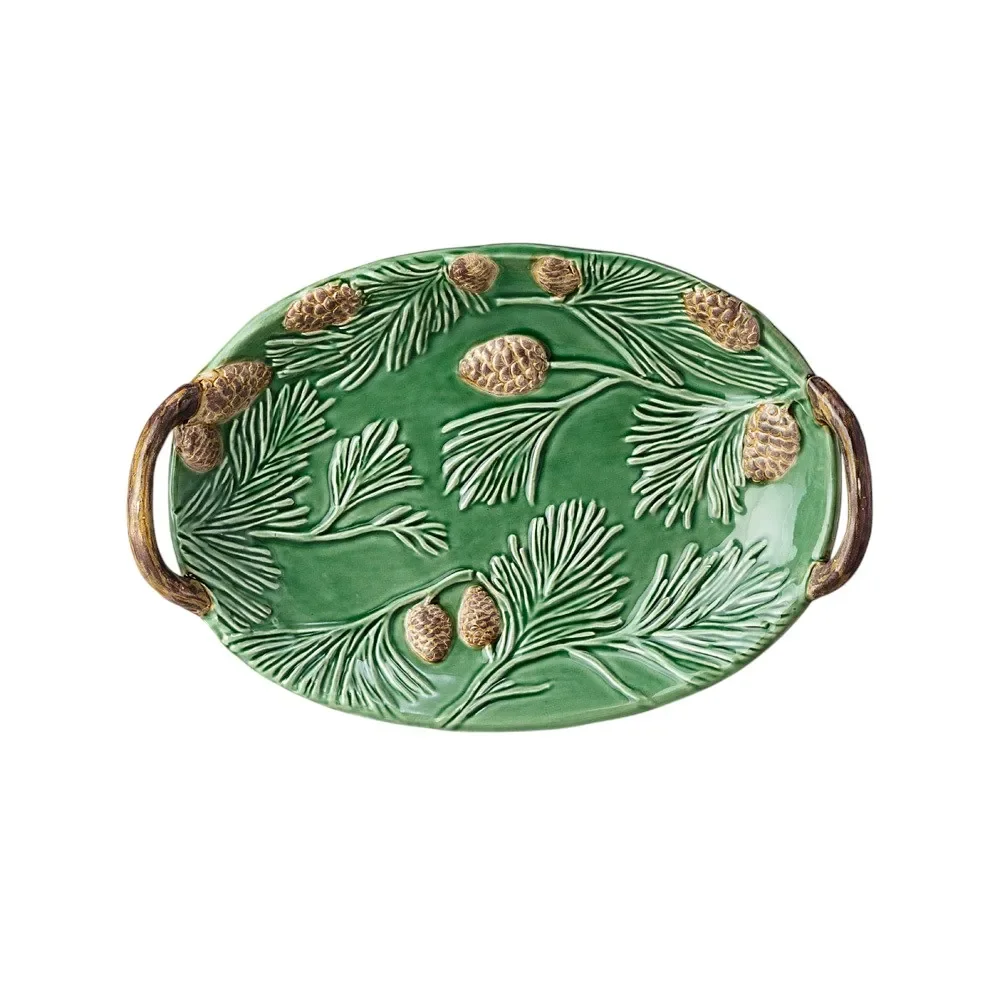 БЛЮДО "GREEN PINE" 28,2*19*5 СМ