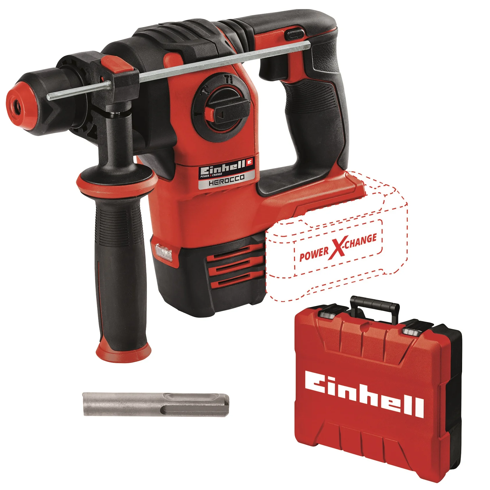 Перфоратор Einhell PXC HEROCCO, 18В (4513900SET)