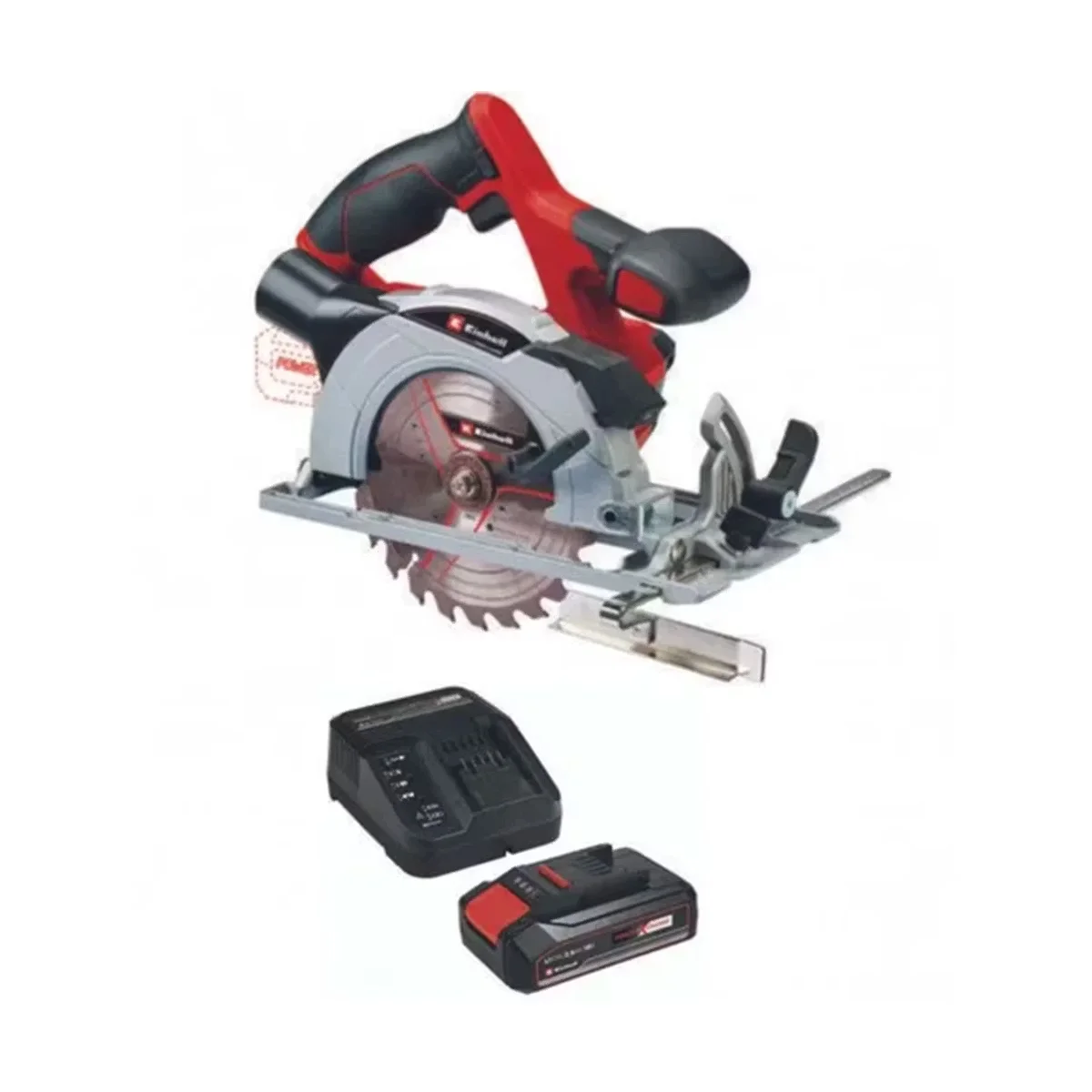 Дисковая (циркулярная) пила Einhell PXC TE-CS, 18/165-1 Li, 4 Ач, 18В + ЗУ 3А (4331207SET)