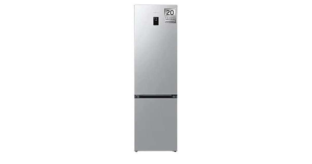 Холодильник двух кам нижн мороз Samsung RB38C671DSA/EF 203x59.5x65.8 см No Frost 390л инвертер сереб