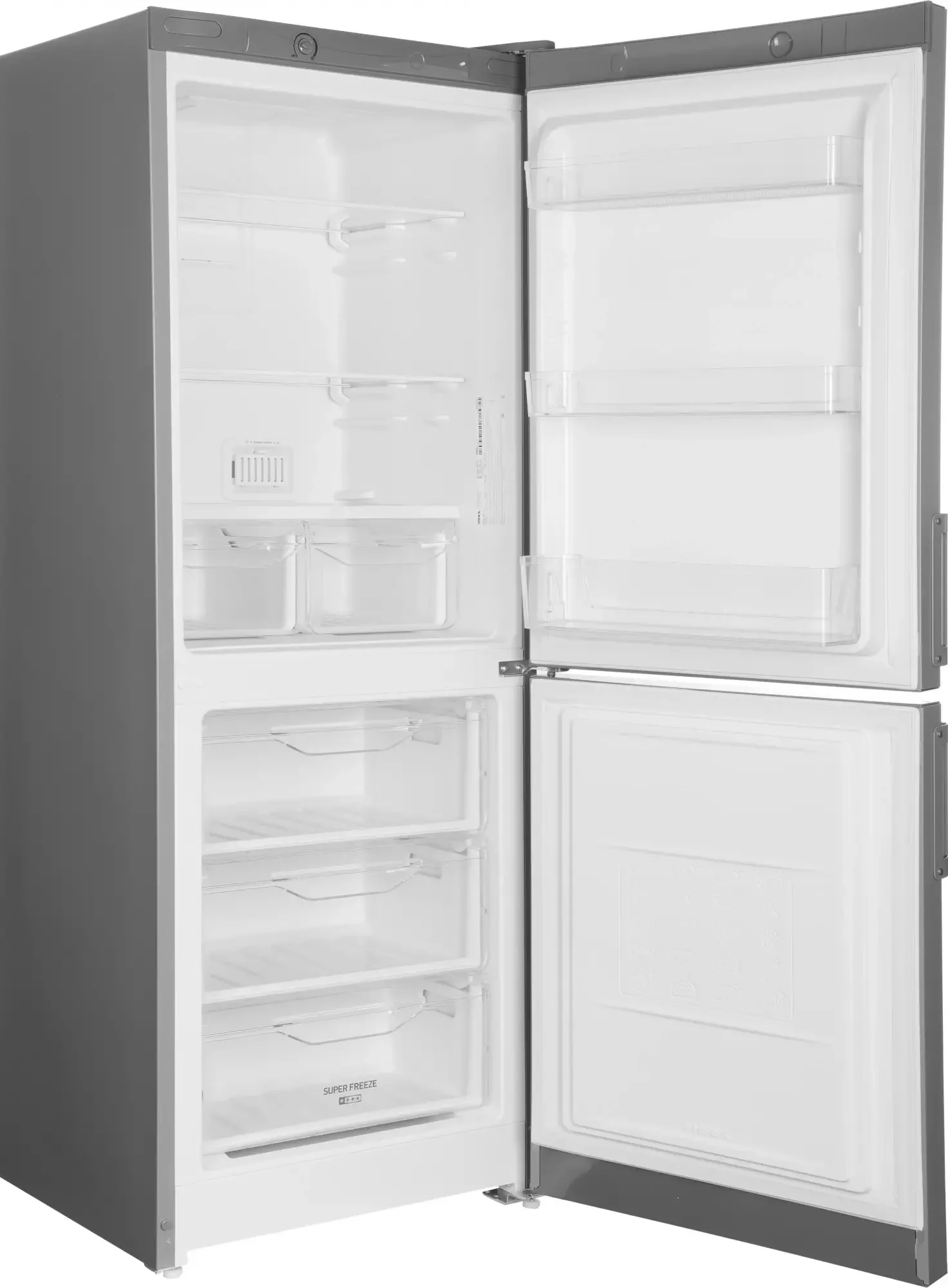 Холодильник двух кам нижн мороз Stinol STN 167 G 167*60*64 см, No Frost, 256 л. серый