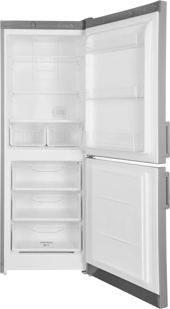 Холодильник двух кам нижн мороз Stinol STN 167 G 167*60*64 см, No Frost, 256 л. серый