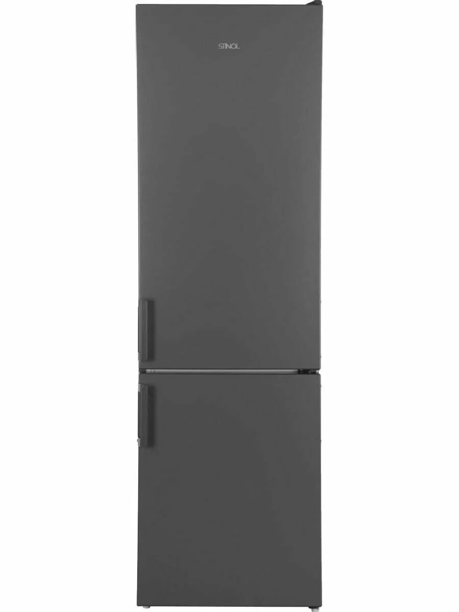 Холодильник двух кам нижн мороз Stinol STN 200 DG 60x200x64см,No Frost ,359л.серебристый