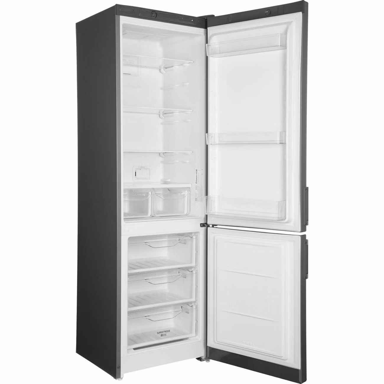 Холодильник двух кам нижн мороз Stinol STN 200 G. 60x200x64см, No Frost,359 л.,серебро