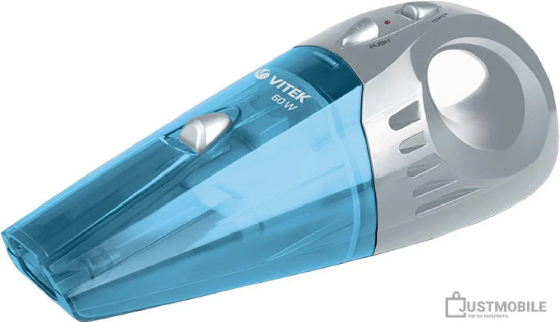 Пылесос Автомобильный Vitek VT-1811 синий 60Вт