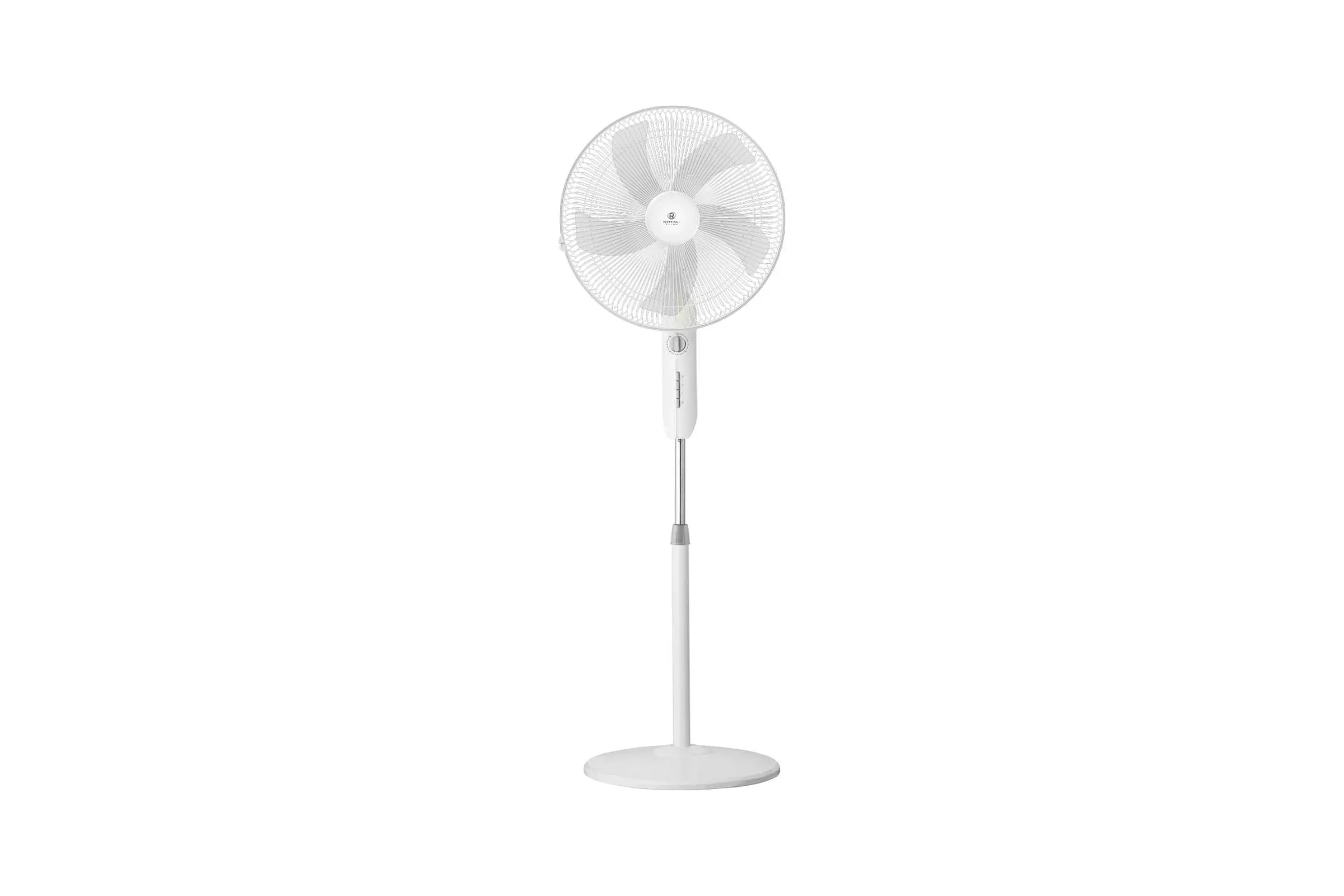 Вентилятор напольный Royal Clima RSF-1602M-WT 45Вт скоростей:3 ПДУ белый/черный