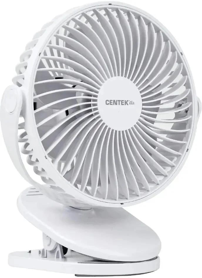 Вентилятор настольный Centek CT-5045 5Вт скоростей:4 белый