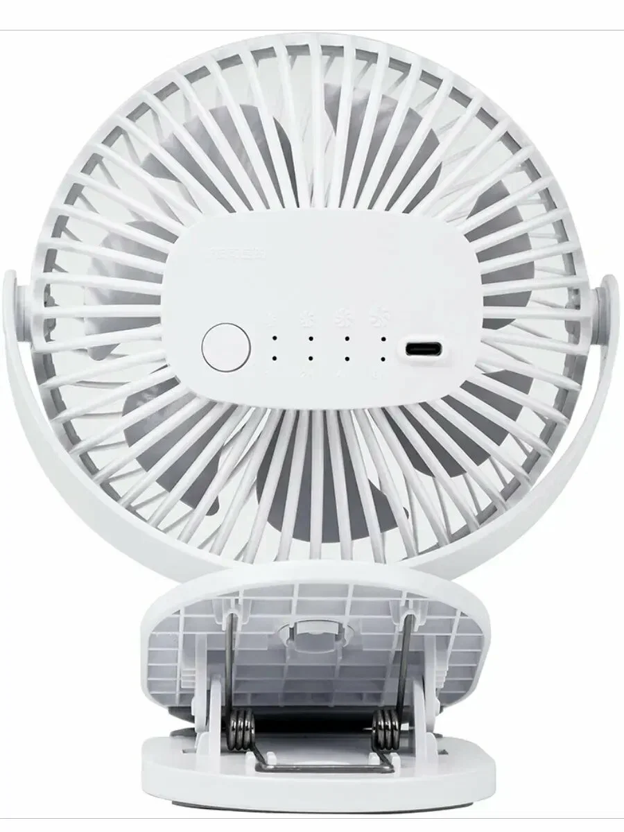 Вентилятор настольный Centek CT-5045 5Вт скоростей:4 белый