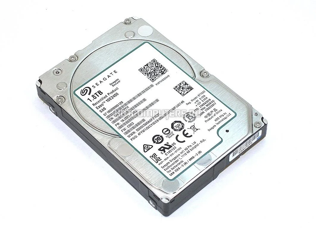 Жесткий диск Seagate SAS 3.0 1800GB ST1800MM0129 Exos 4KN (10000rpm) 256Mb 2.5"