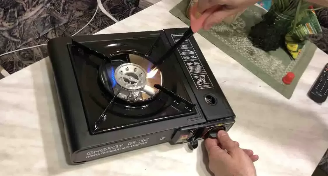 Таганок газовый настольный ENERGY GS-300 (2 типа подключения)