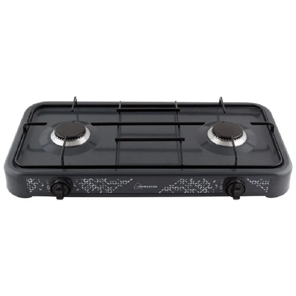 Таганок газовый настольный HOMESTAR HS-1202 (2-х конфорочная)