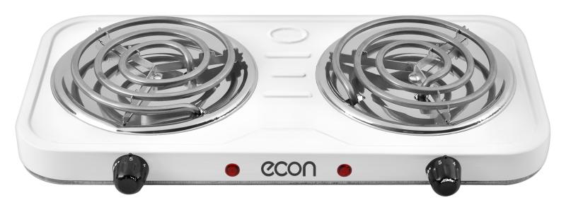 Электроплита ECON ECO-210HP (2000Вт, 5 уровней регулировки, защитное отключение, 2 ТЭНа)