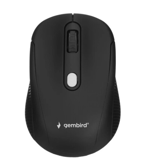 Мышь беспроводная оптическая Gembird MUSW-420 черный, 1600 dpi, радиоканал, USB, кнопки - 4