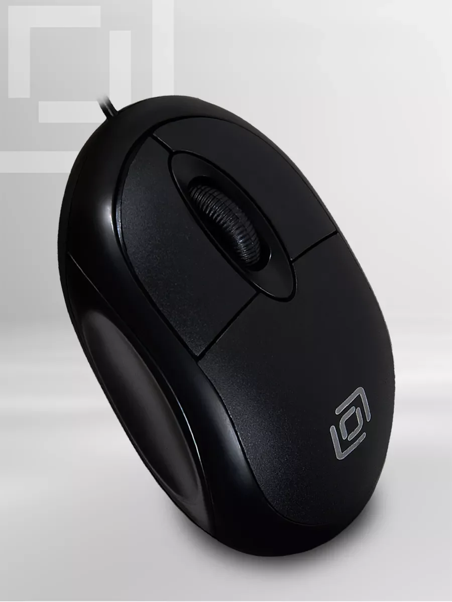 Мышь Игровая Oklick 105S черный, 800 dpi, USB, кнопки - 3