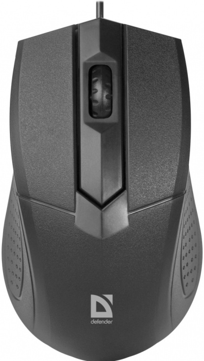 Мышь проводная оптическая Defender Optimum MB-270 черный,3 кнопки,1000 dpi, USB - 1.5м.