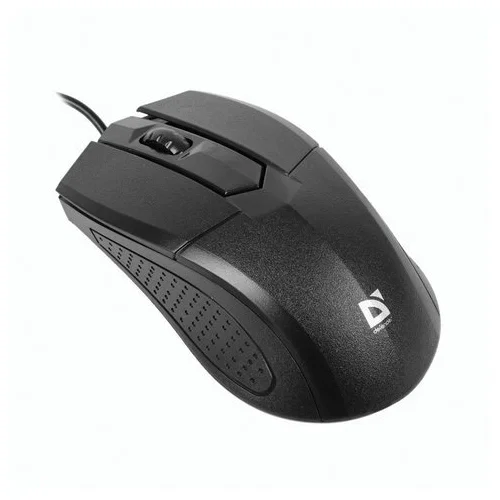 Мышь проводная оптическая Defender Optimum MB-270 черный,3 кнопки,1000 dpi, USB - 1.5м.