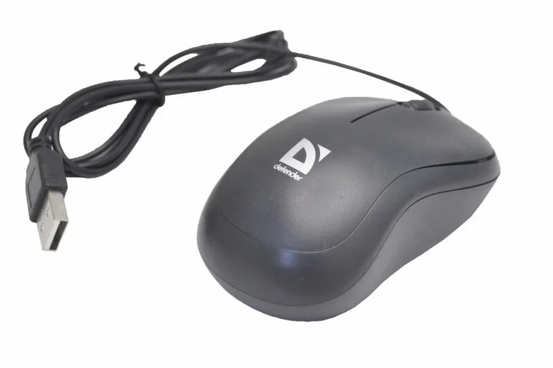 Мышь проводная оптическая Defender Patch MS-759 черный,3 кнопки,1000 dpi