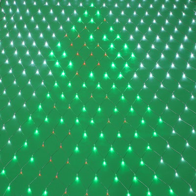 VETTA СНОУ БУМ Гирлянда эл. сеть 360LED, 2.2х1.65м, белый/красный/зеленый, ПВХ прозр., пост.свечение