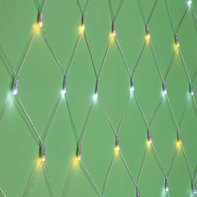 VETTA СНОУ БУМ Гирлянда эл. сеть водопад 144LED,1,6x1,6м, белый/шампань, 8 реж, ПВХ прозр.,220В