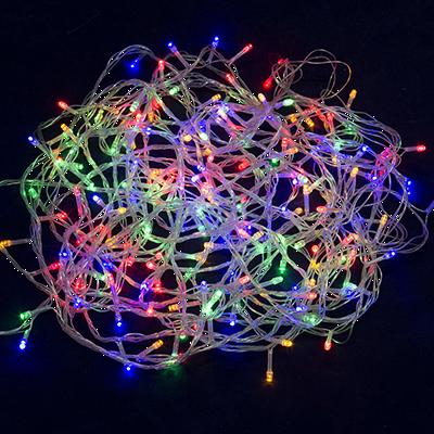 VETTA СНОУ БУМ Гирлянда электрическая Вьюн 14м, 180 LED, мультицвет, 8 реж, прозрачный провод, 220В