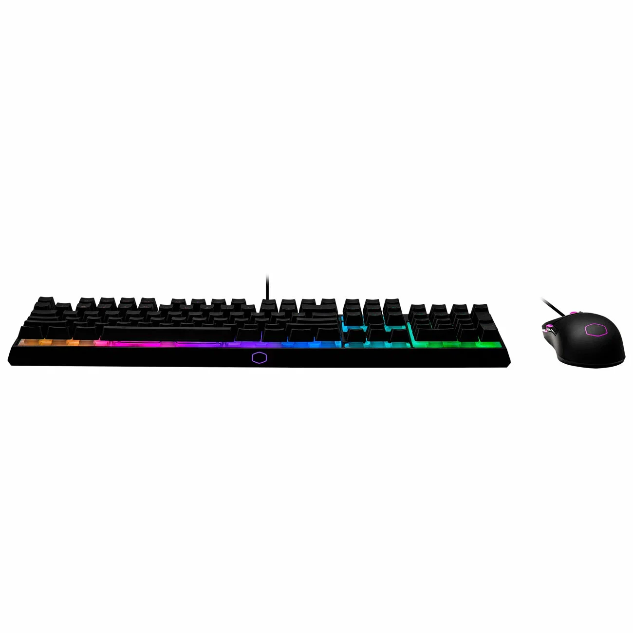 Комплект клавиатура+мышь Cooler Master MS110 проводной, USB, 3200 DPI, чёрный