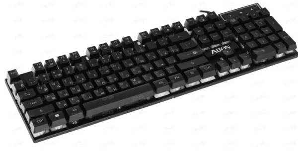 Комплект клавиатура+мышь Defender Alion GS-987 проводной, USB, 2400 DPI, чёрный