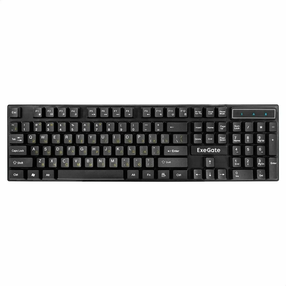 Комплект клавиатура+мышь ExeGate Professional Standard Combo MK110 проводной, USB, 1000 DPI, чёрный