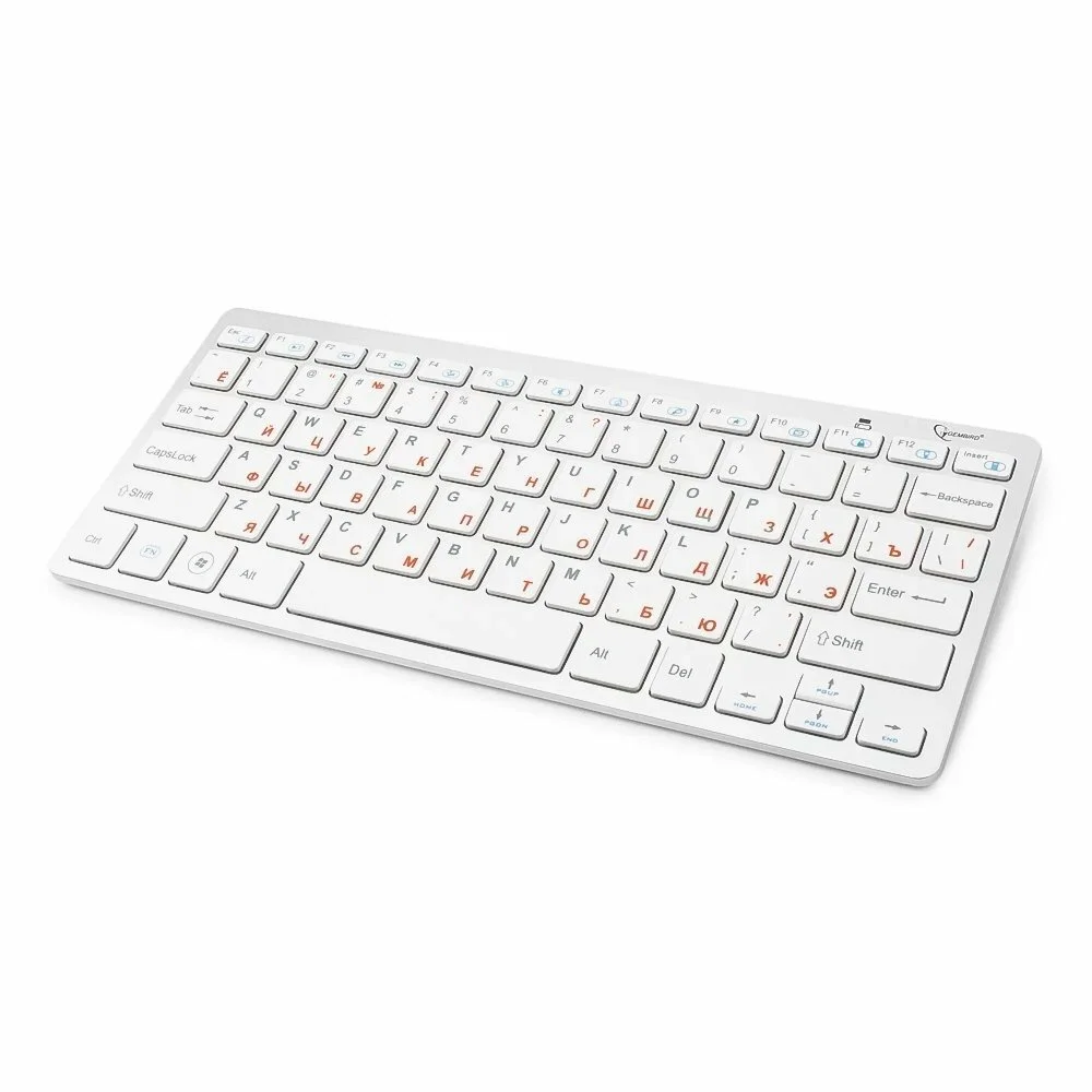 Комплект клавиатура+мышь Gembird KBS-7001-RU беспроводной, USB, 1600 DPI, белый