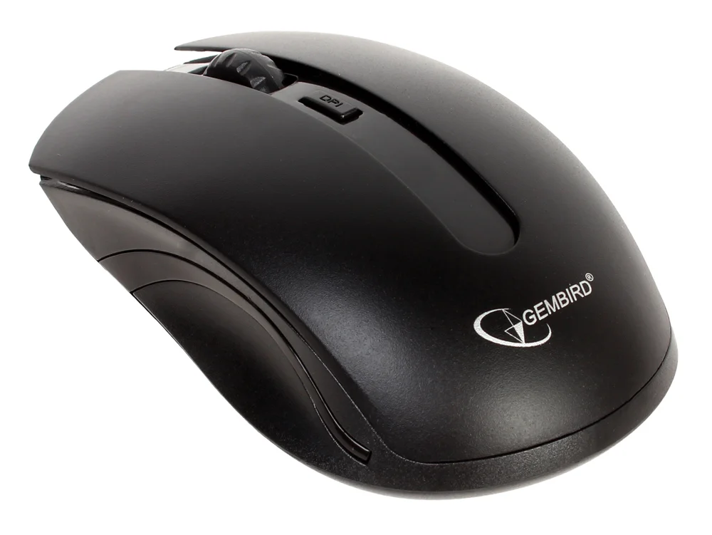 Комплект клавиатура+мышь Gembird KBS-8000 беспроводной, USB, 1600 DPI, чёрный